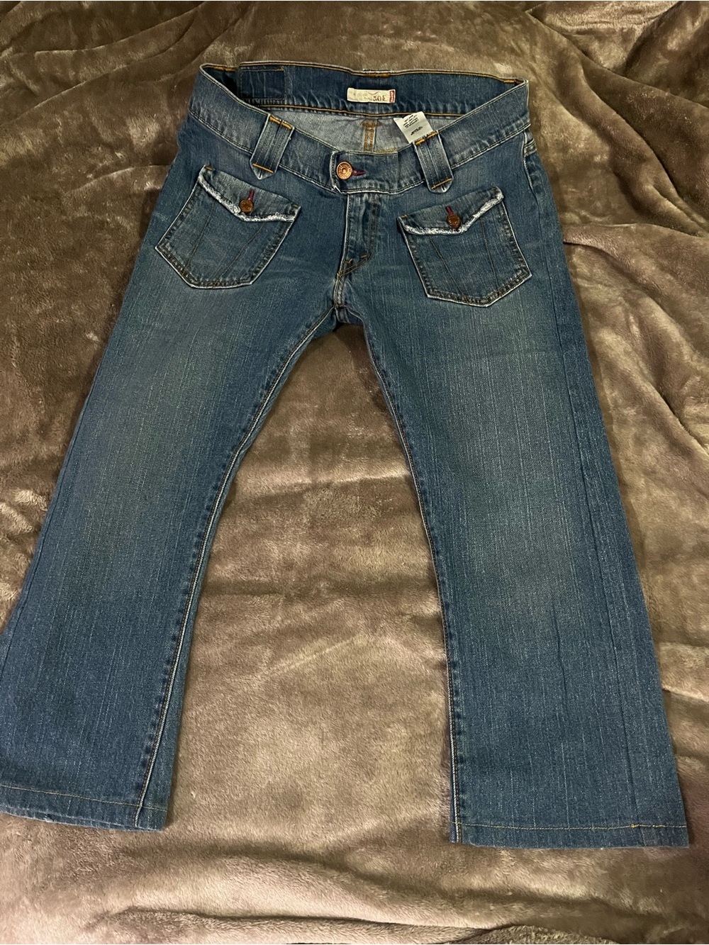 Vintage Levi low rise boot-cut era 2006 sz13 M